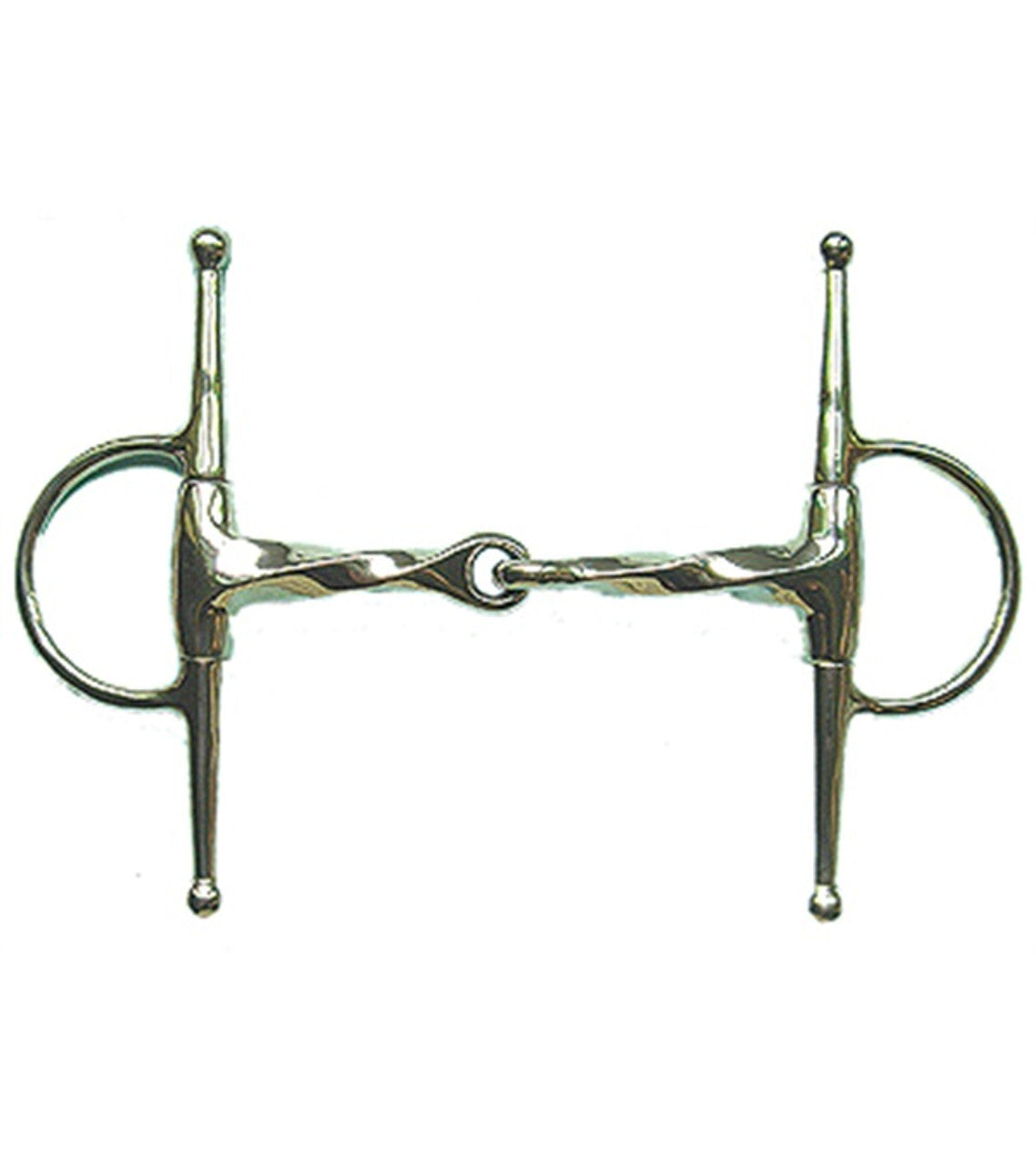 Stainless Steel Twisted Full Cheek Bit-TexanSaddles.com