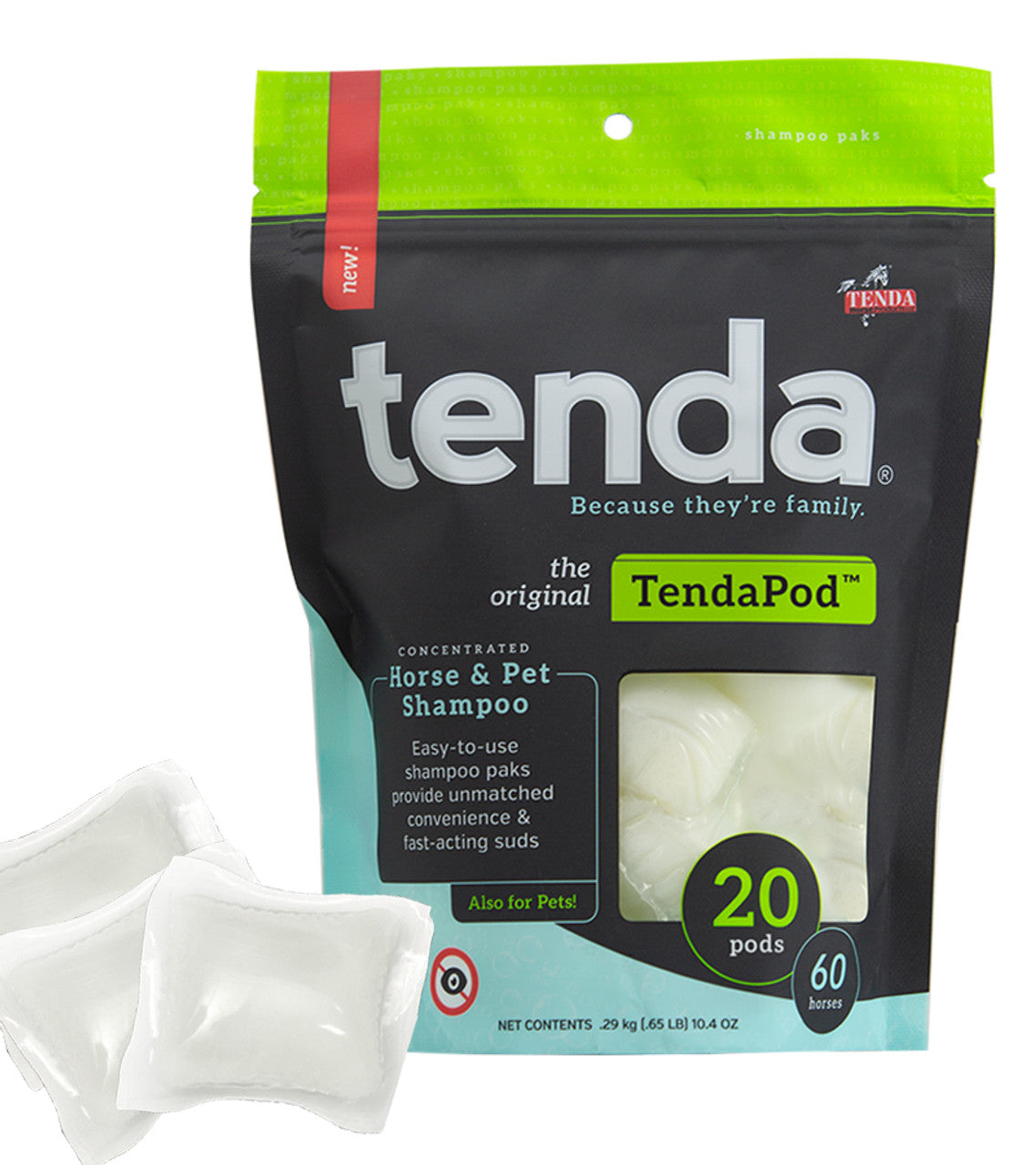 Tenda® TendaPod™ Concentrated Horse & Pet Shampoo-TexanSaddles.com