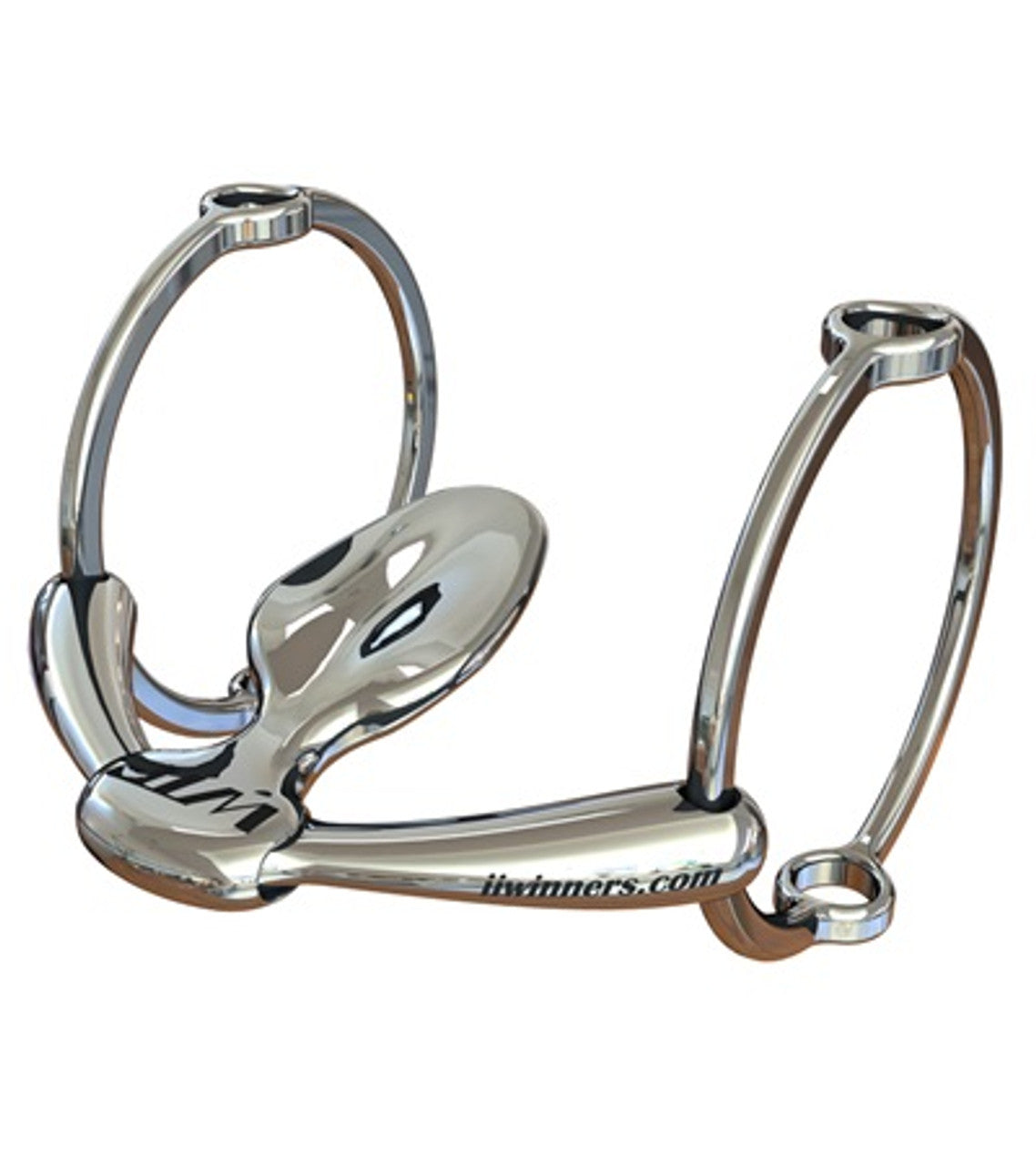 WTP (Winning Tongue Plate) Polo Gag Bit with Extended Plate & 67mm Rings-TexanSaddles.com