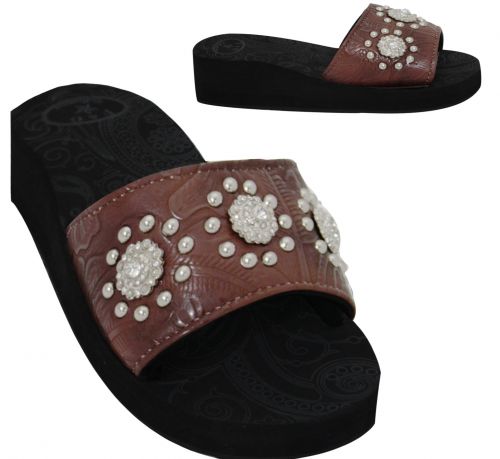 Cowgirl bling flip on sale flops